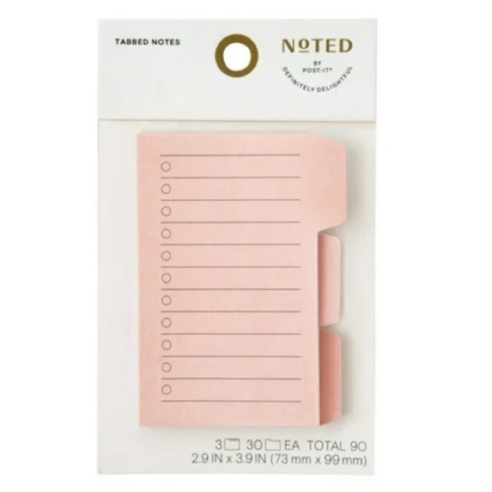 Noted by Post-it Bundle | Tray + Tab Sticky Notes - Picture 3 of 7